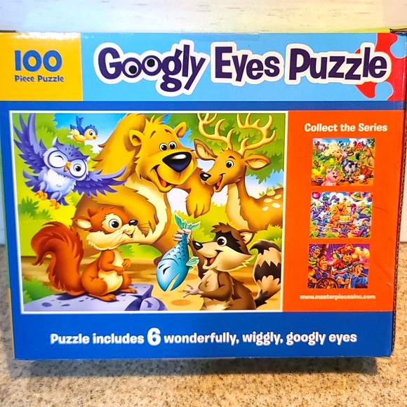 Googly Eyes Puzzle- Woodland Forest - 100 pieces NWT NIB - Picture 2 of 4